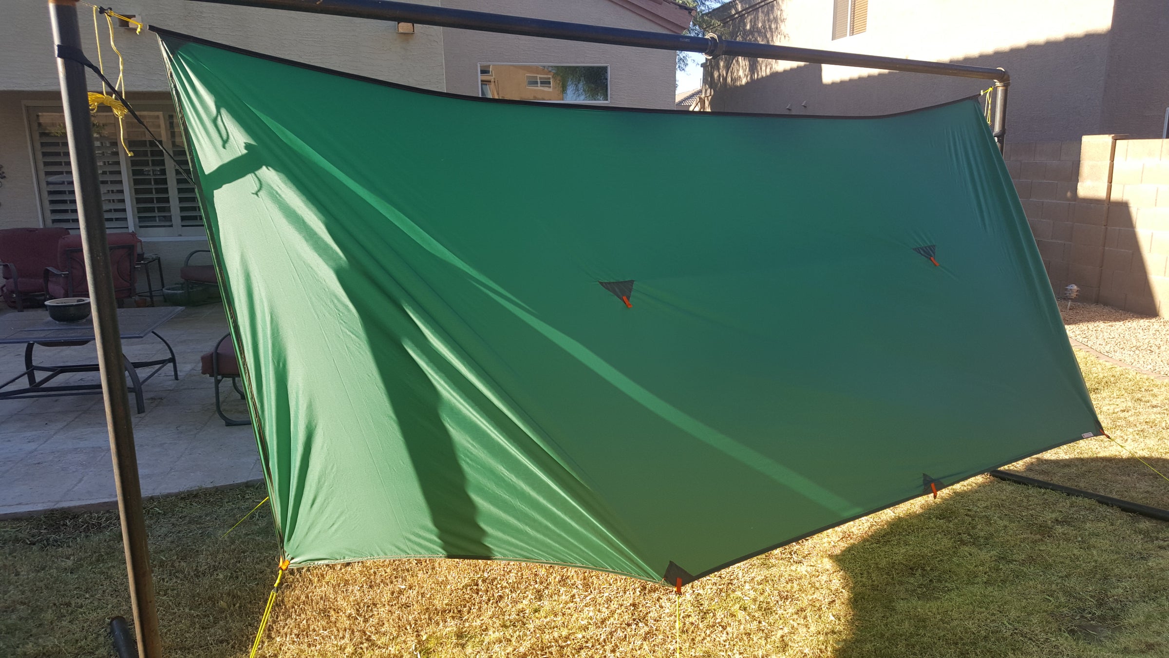 Ponderosa full coverage tarp with doors | Cave Creek Hammock