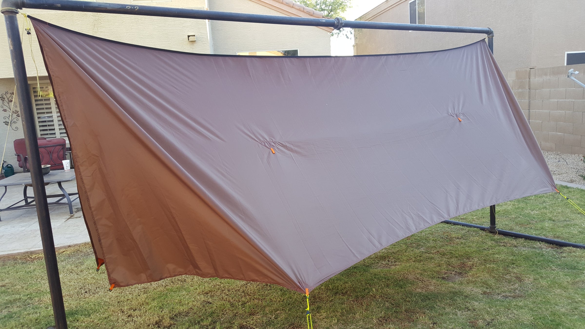 Ponderosa full coverage tarp with doors | Cave Creek Hammock
