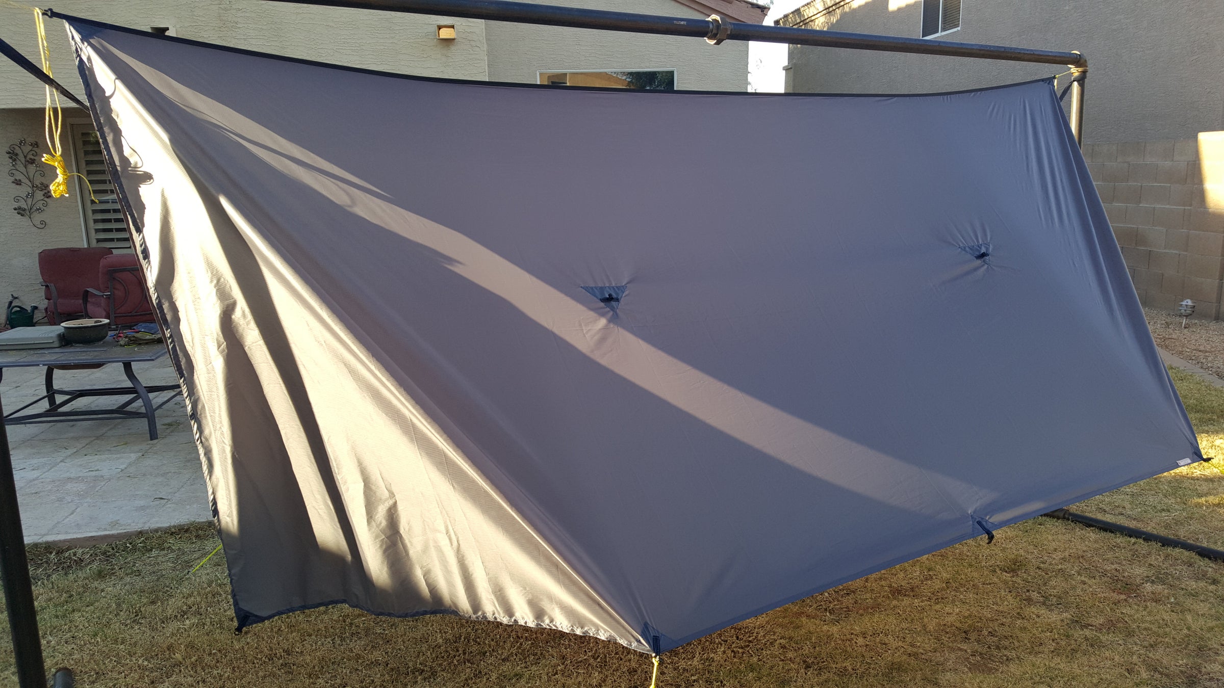 Ponderosa full coverage tarp with doors | Cave Creek Hammock
